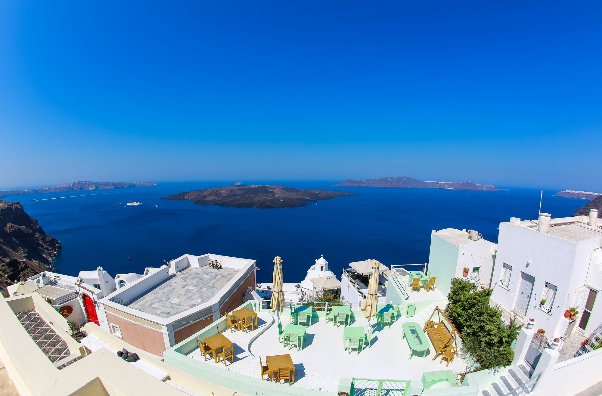 360 Blue Villa ฟิรา ภายนอก รูปภาพ